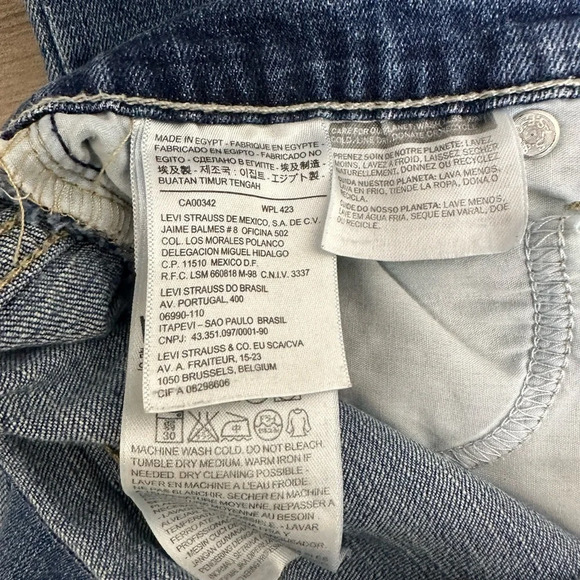 Levi’s 505 Straight Leg Jeans - Size 10 30x32 - Picture 9 of 10